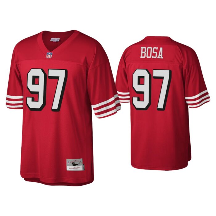 Bryant Young San Francisco 49Ers Scarlet 1994 Throwback Legacy Replica Jersey