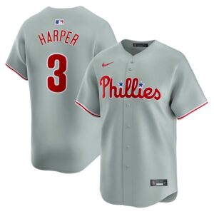 Bryce Harper Philadelphia Phillies Away Limited Player Jersey - Gray