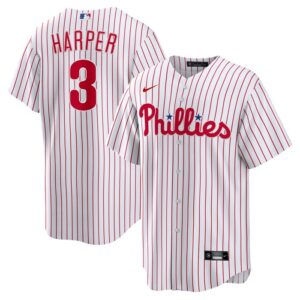 Bryce Harper Philadelphia Phillies Home Replica Player Name Jersey - White