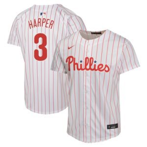 Bryce Harper Philadelphia Phillies Youth Home Game Player Jersey - White