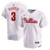 Bryce Harper Philadelphia Phillies Youth Home Limited Player Jersey - White