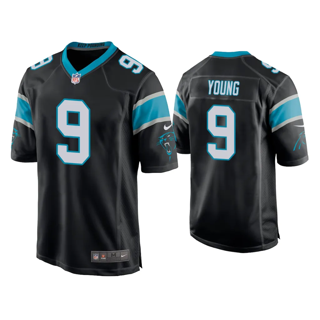 Bryce Young Carolina Panthers Black 2023 NFL Draft Game Jersey