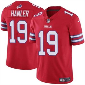 Buffalo Bills #19 KJ Hamler Red 2024 Vapor Untouchable Limited Football Stitched Jersey