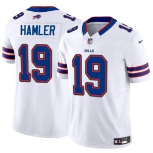 Buffalo Bills #19 KJ Hamler White 2024 F.U.S.E. Vapor Untouchable Limited Football Stitched Jersey