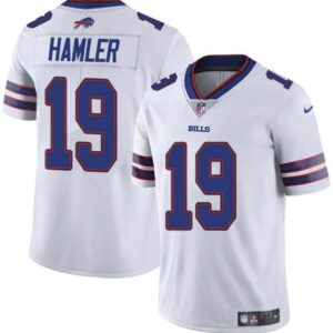 Buffalo Bills #19 KJ Hamler White 2024 Vapor Untouchable Limited Football Stitched Jersey