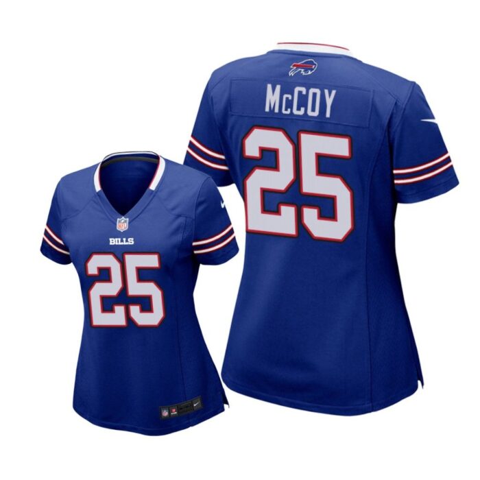 Buffalo Bills #25 Royal LeSean McCoy Game Jersey - Women