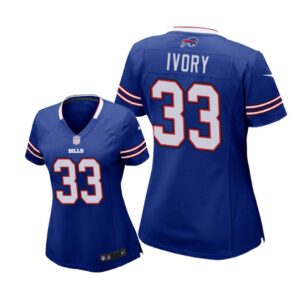 Buffalo Bills #33 Royal Chris Ivory Game Jersey - Women