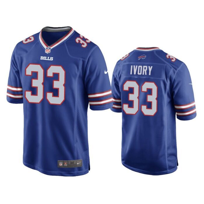 Buffalo Bills #33 Royal Men Chris Ivory Game Jersey