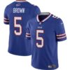 Buffalo Bills #5 Anthony Brown Blue 2024 Vapor Untouchable Limited Football Stitched Jersey