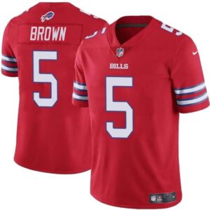 Buffalo Bills #5 Anthony Brown Red 2024 Vapor Untouchable Limited Football Stitched Jersey