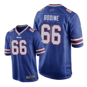 Buffalo Bills #66 Royal Men Russell Bodine Game Jersey