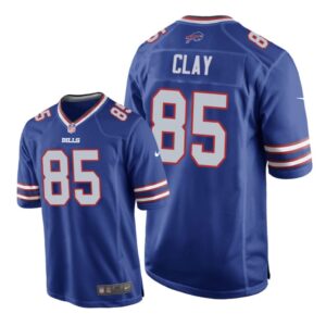 Buffalo Bills #85 Royal Men Charles Clay Game Jersey