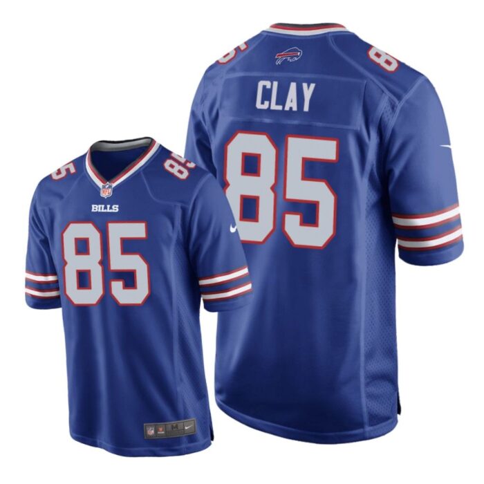 Buffalo Bills #85 Royal Men Charles Clay Game Jersey