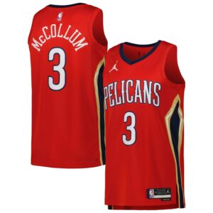 CJ McCollum New Orleans Pelicans Unisex Swingman Jersey - Statement Edition - Red