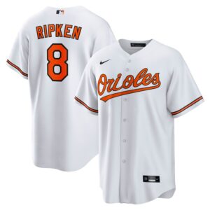 Cal Ripken Jr. Baltimore Orioles Throwback Replica Player Jersey - White