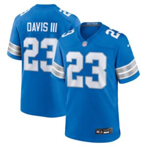 Carlton Davis III Detroit Lions Game Jersey - Blue