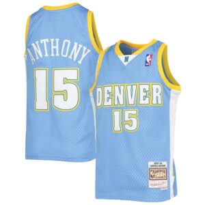 Carmelo Anthony Denver Nuggets Youth 2003-04 Hardwood Classics Swingman Jersey - Powder Blue