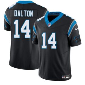 Carolina Panthers #14 Andy Dalton Black 2024 F.U.S.E. Vapor Limited Football Stitched Jersey