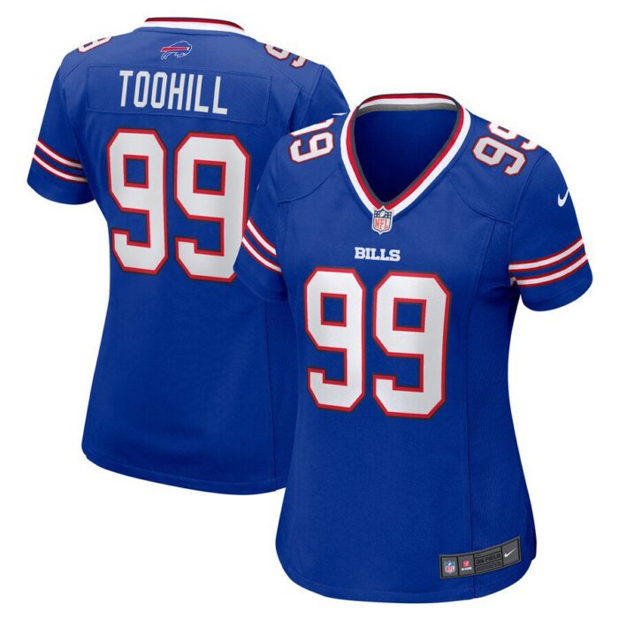 Casey Toohill Buffalo Bills Women's Team Game Jersey - Royal