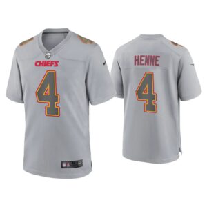 Chad Henne Kansas City Chiefs Gray Atmosphere Fashion Game Jersey