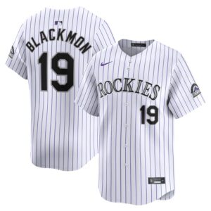 Charlie Blackmon Colorado Rockies Home Limited Player Jersey - White