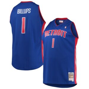 Chauncey Billups Detroit Pistons 2003/04 Big & Tall Hardwood Classics Swingman Jersey - Blue