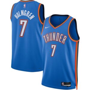 Chet Holmgren Oklahoma City Thunder Unisex 2022 NBA Draft First Round Pick Player Swingman Jersey - Icon Edition - Blue