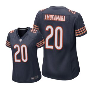 Chicago Bears #20 Navy Prince Amukamara Game Jersey - Women