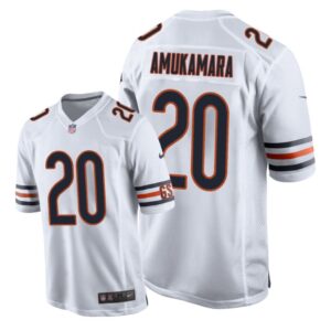 Chicago Bears #20 White Men Prince Amukamara Game Jersey