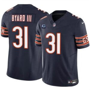 Chicago Bears #31 Kevin Byard III Navy 2024 F.U.S.E. With 1-star C Patch Vapor Untouchable Limited Football Stitched Jersey