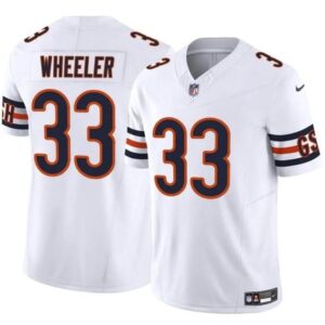 Chicago Bears #33 Ian Wheeler White 2023 F.U.S.E. Vapor Football Stitched Jersey