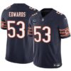 Chicago Bears #53 T.J. Edwards Navy 2024 F.U.S.E. With 1-star C Patch Vapor Untouchable Limited Football Stitched Jersey