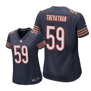 Chicago Bears #59 Navy Danny Trevathan Game Jersey - Women