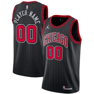 Chicago Bulls Swingman Custom Jersey - Statement Edition - Black