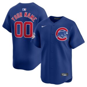 Chicago Cubs Alternate Limited Custom Jersey - Royal