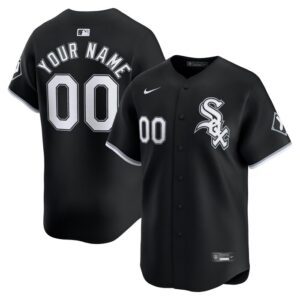 Chicago White Sox Alternate Limited Custom Jersey - Black