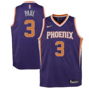 Chris Paul Phoenix Suns Youth 2021/22 Diamond Swingman Jersey - Icon Edition - Purple