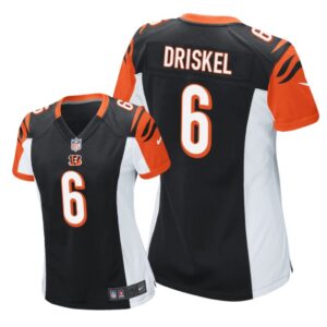 Cincinnati Bengals #6 Black Jeff Driskel Game Jersey - Women