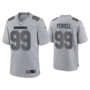 Clelin Ferrell Las Vegas Raiders Gray Atmosphere Fashion Game Jersey