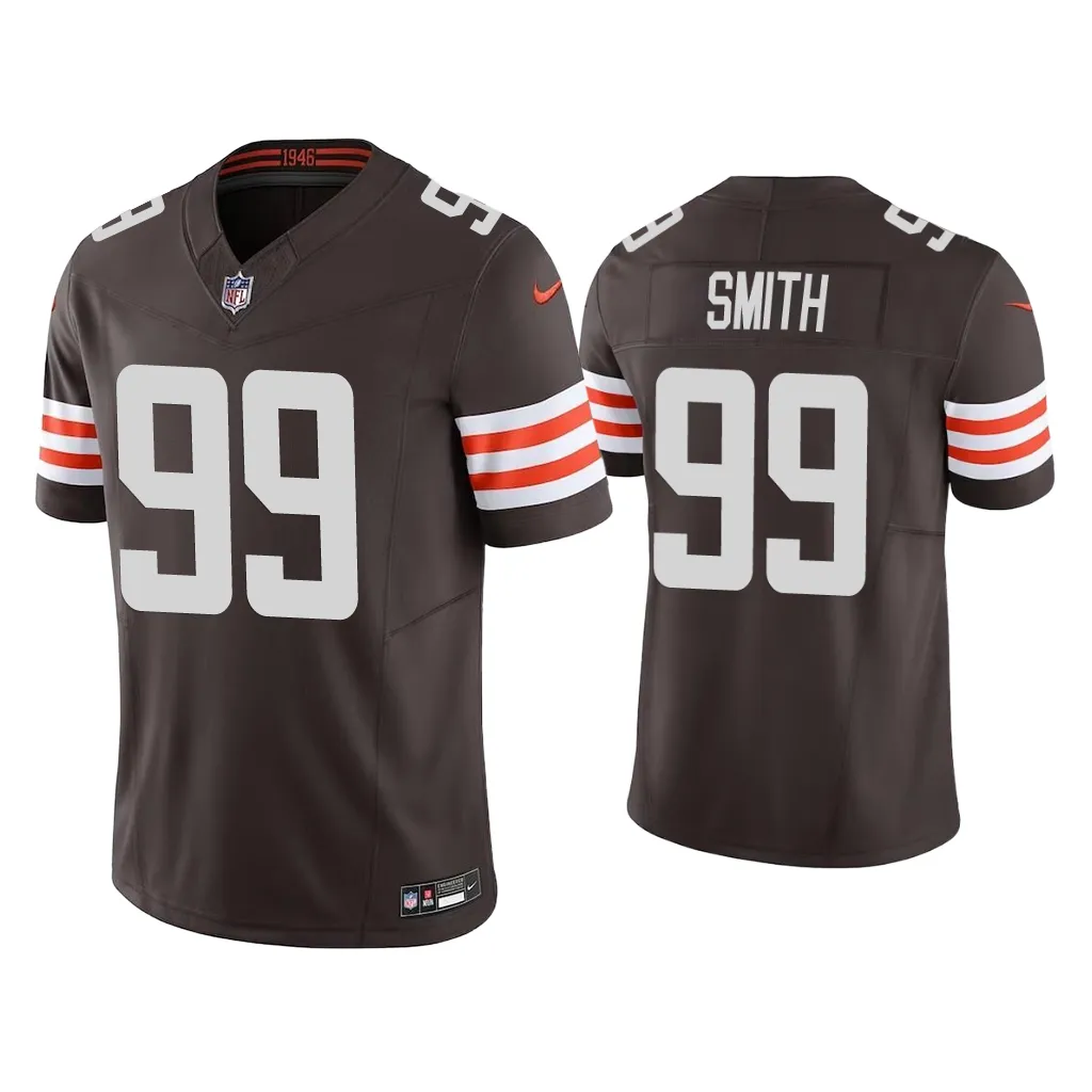 Cleveland Browns Za'Darius Smith Vapor F.U.S.E. Limited Brown Jersey