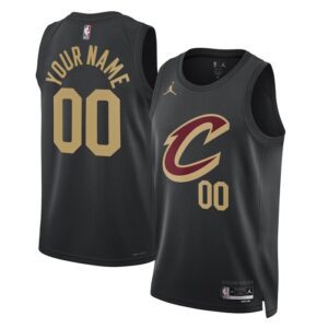 Cleveland Cavaliers Unisex 2022/23 Swingman Custom Jersey - Statement Edition - Black