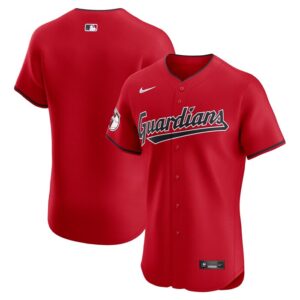 Cleveland Guardians Alternate Vapor Premier Elite Patch Jersey - Red