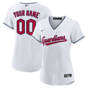 Cleveland Guardians Women Replica Custom Jersey - White