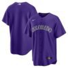 Colorado Rockies Alternate Replica Team Jersey - Purple