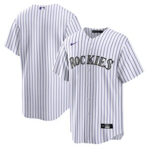 Colorado Rockies Home Replica Team Jersey - White