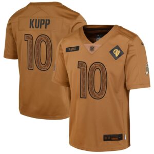 Cooper Kupp Los Angeles Rams Youth 2023 Salute To Service Limited Jersey - Brown