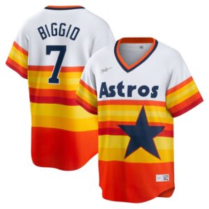 Craig Biggio Houston Astros Home Cooperstown Collection Player Jersey - White