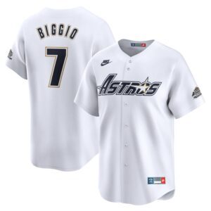 Craig Biggio Houston Astros Throwback Cooperstown Collection Limited Jersey - White