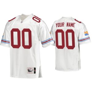 Custom Arizona Cardinals White 2000 Gridiron Classics Legacy Jersey