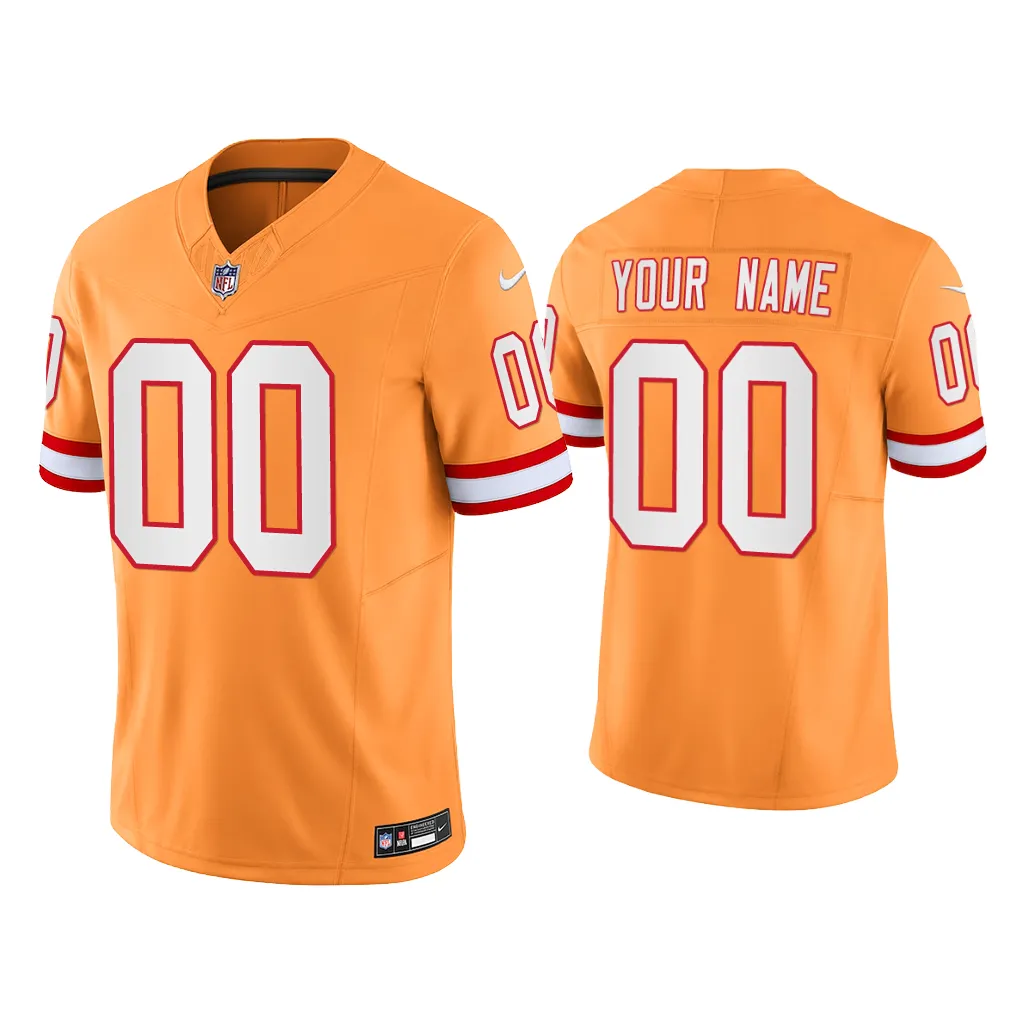 Custom Tampa Bay Buccaneers Orange Vapor F.U.S.E. Limited Jersey